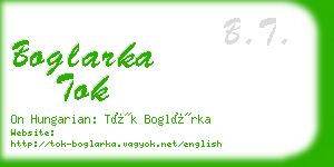 boglarka tok business card